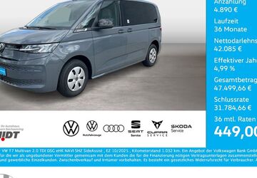VW T7 Multivan 1.032 km 46.975 &euro; Bernsdorf 09337