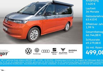 VW T7 California 6.023 km 70.830 &euro; Bernsdorf 09337
