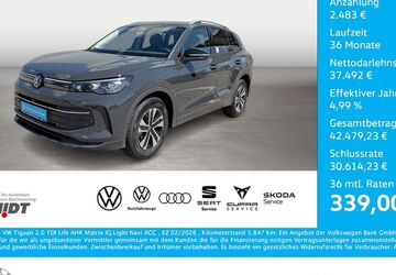 VW Tiguan 5.847 km 39.975 &euro; Bernsdorf 09337
