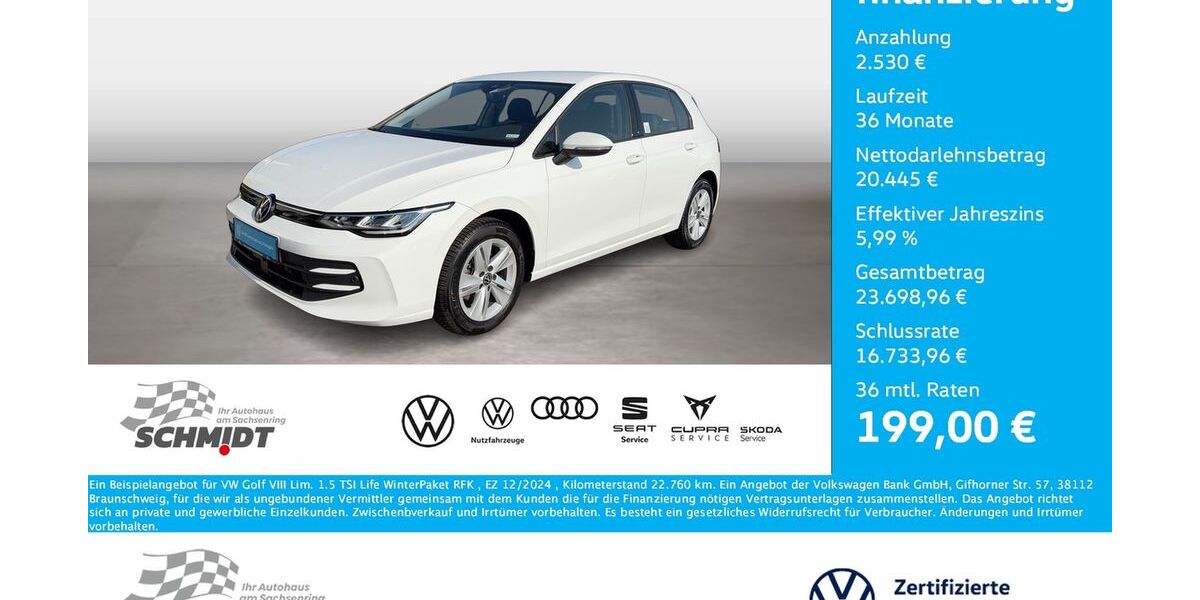 VW Golf 22.760 km 22.975 &euro; Bernsdorf 09337