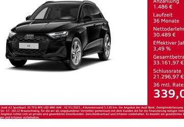 Audi A3 5.530 km 31.975 &euro; Bernsdorf 09337