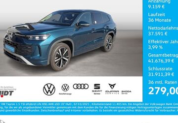 VW Tayron 11.405 km 46.750 &euro; Bernsdorf 09337